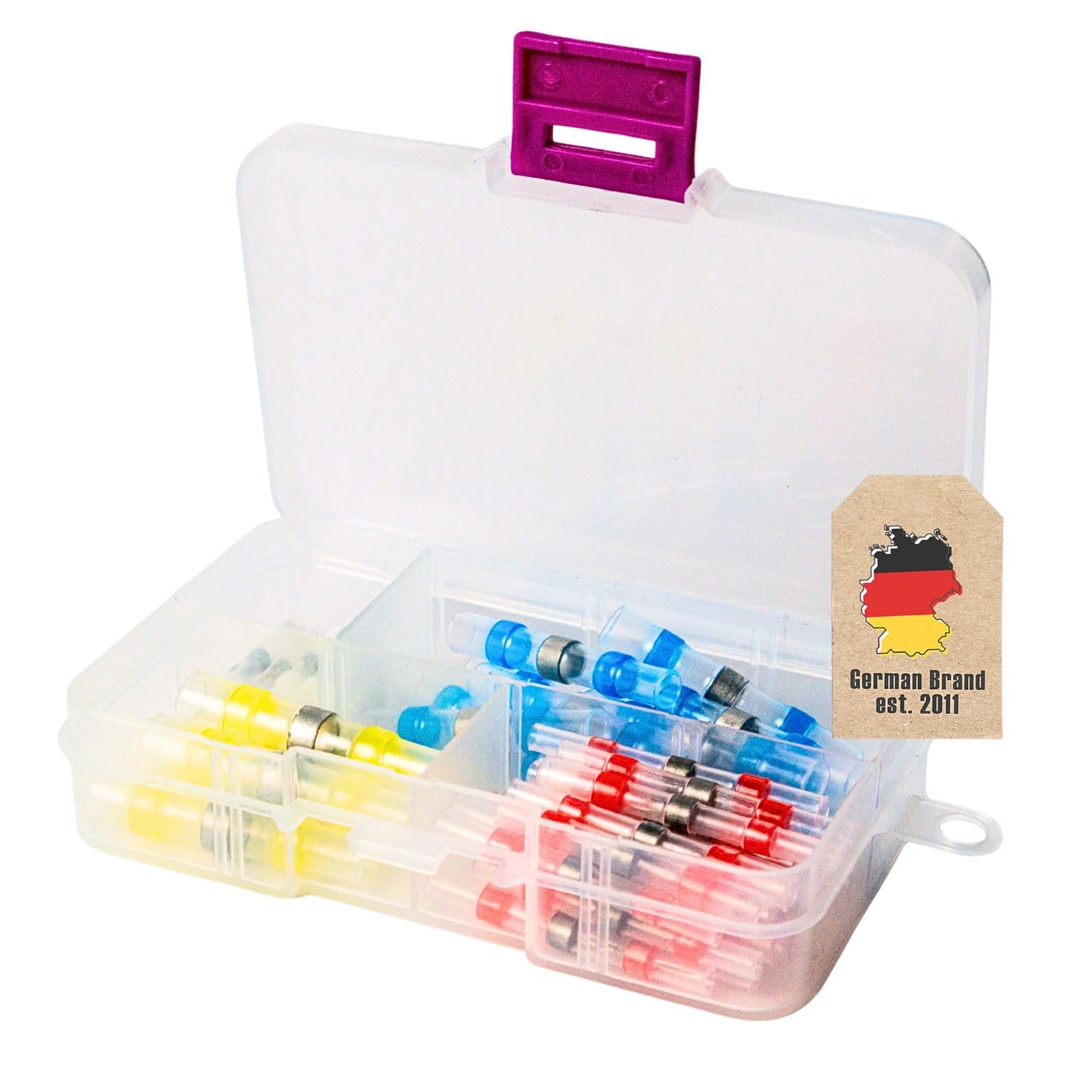 Intirilife Lötverbinder 100er Box Schrumpfschlauch wasserdicht