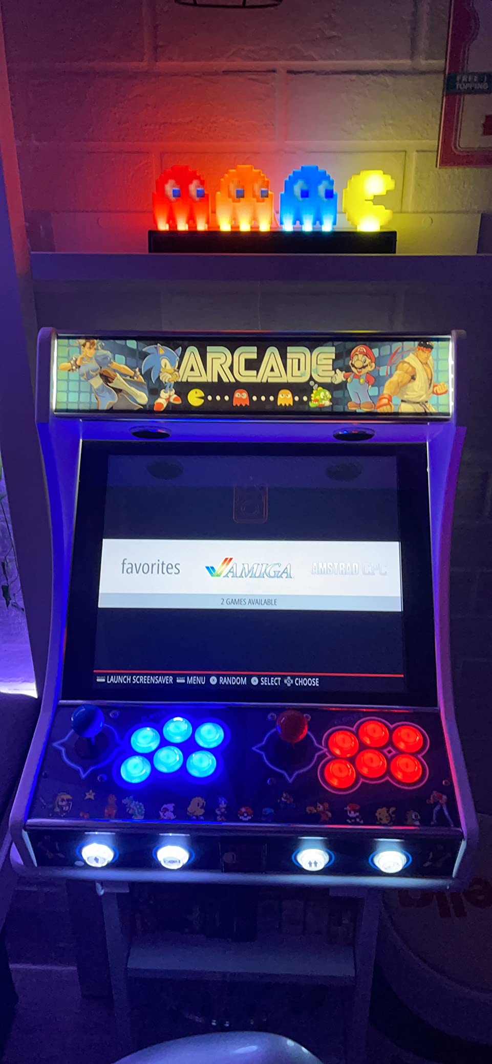 Paladone Pac Man Geister Schreibtischlicht LED 30 cm 3 Modi