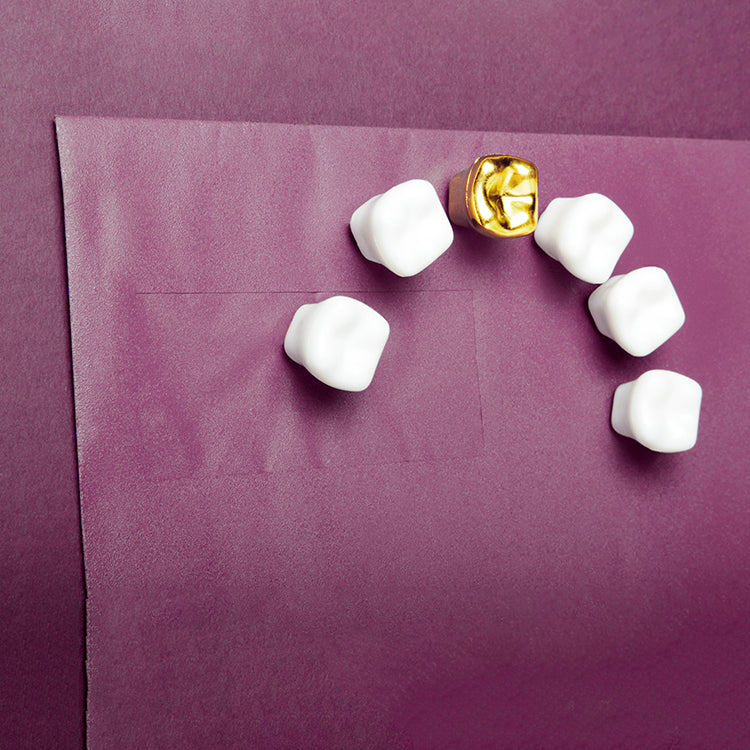 Kikkerland Home Teeth Magnets Kühlschrankmagneten Zähne 6er