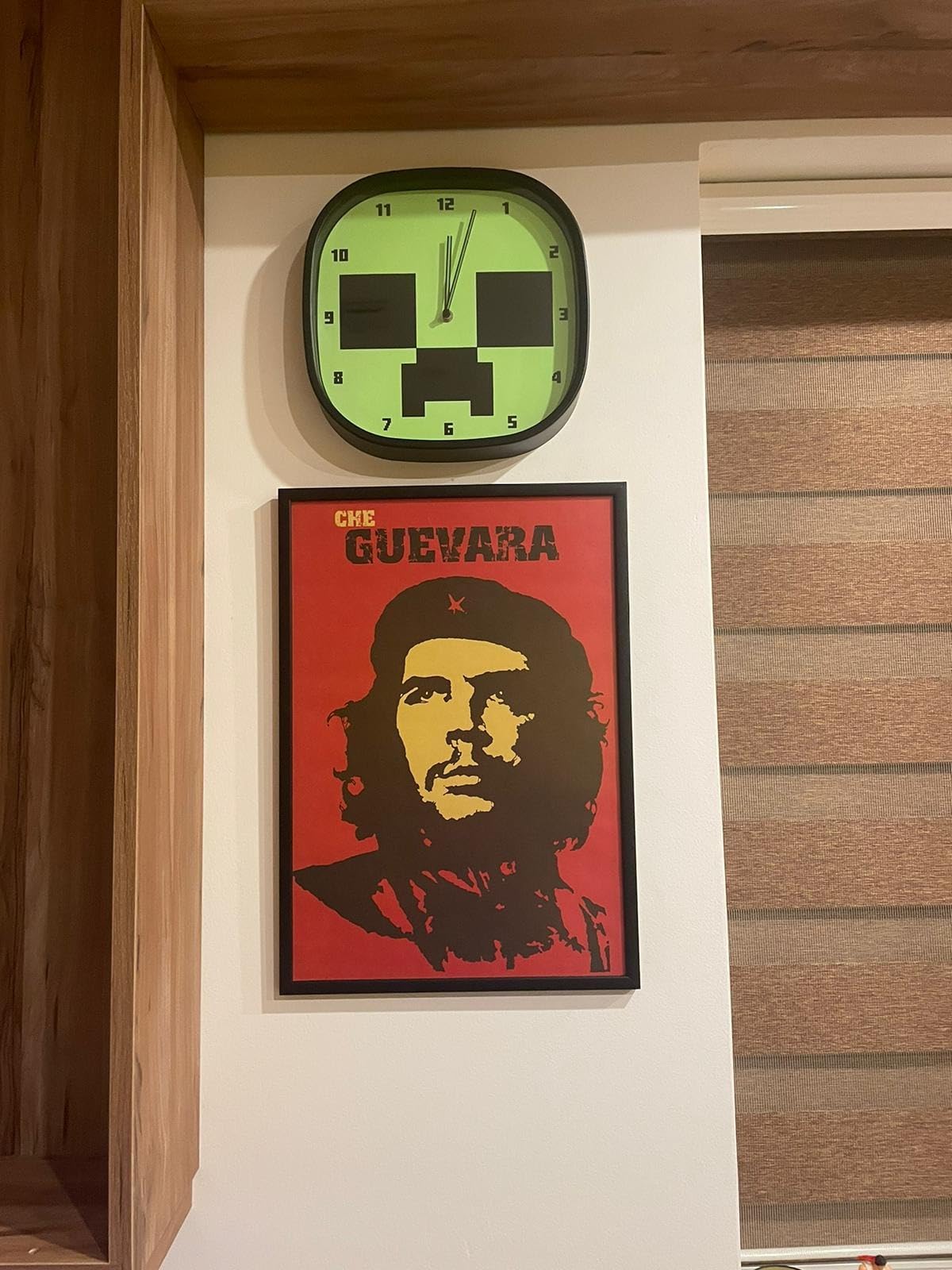 Paladone Lighting Minecraft Creeper Wanduhr 30 cm