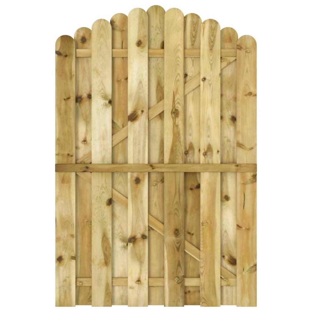 vidaXL Gartentor 100x150 cm Holztor Kiefer Imprägniert