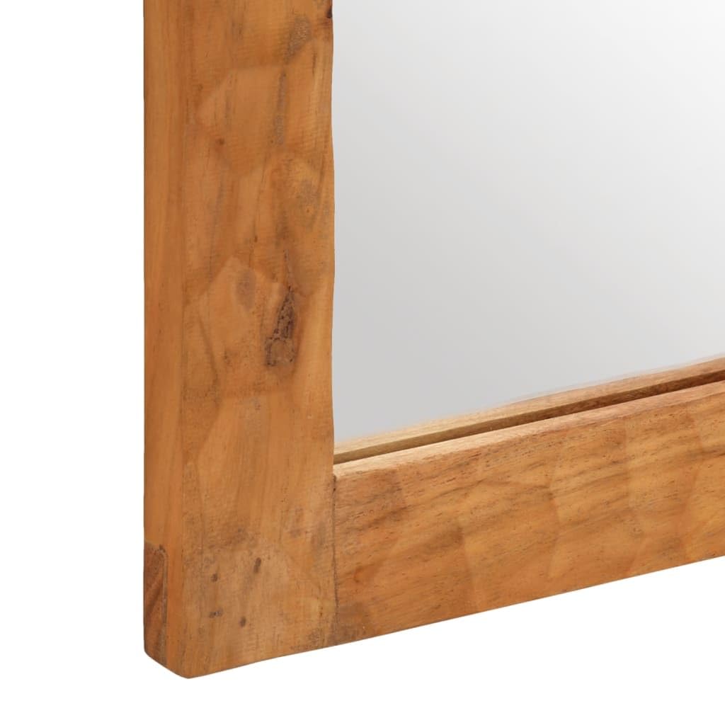 vidaXL Heim & Garten Badspiegel 50x70 cm Akazie Holz