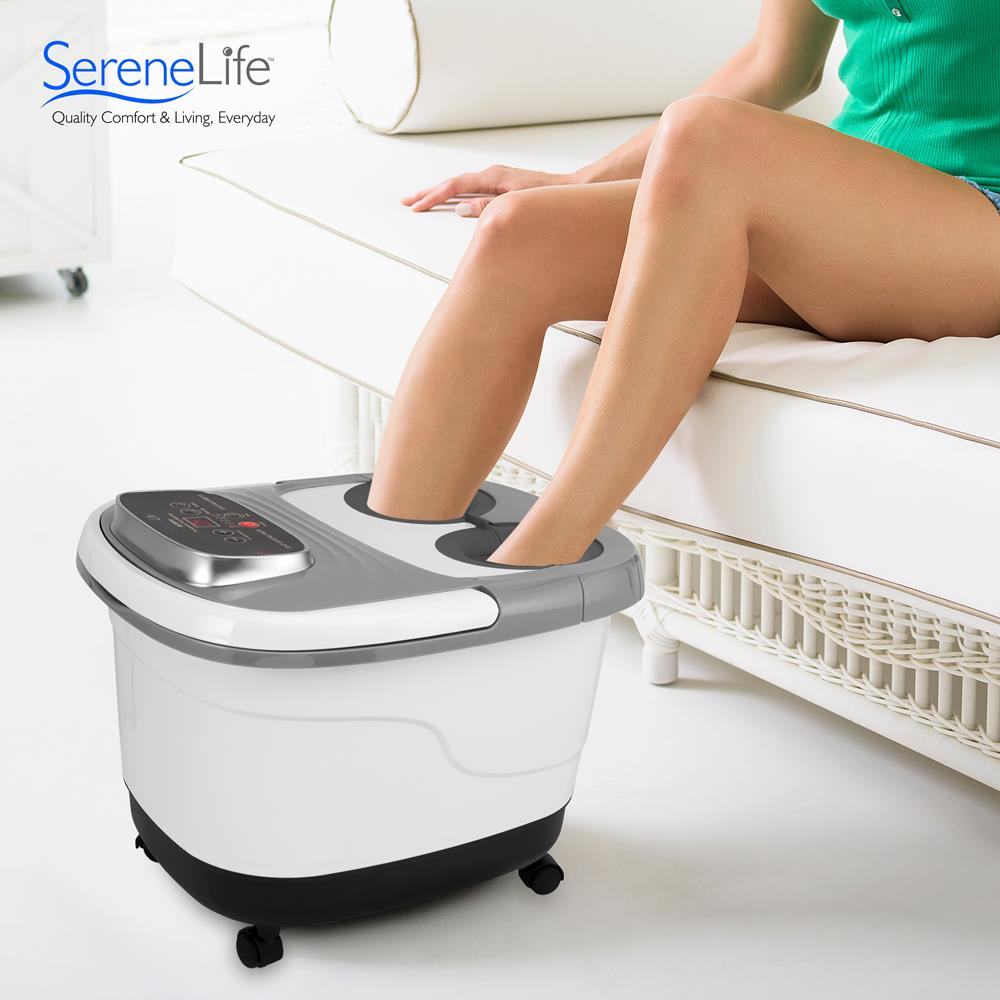 Serenelife Fußbad Fußmassager mit Heizung 500W