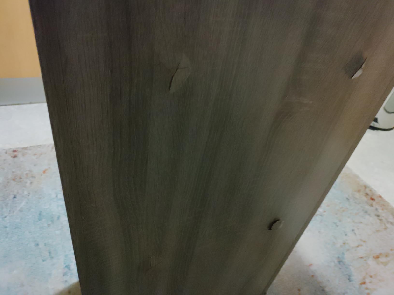 vidaXL Bartisch Weiß 102x50x103,5cm Stehtisch mit Regal