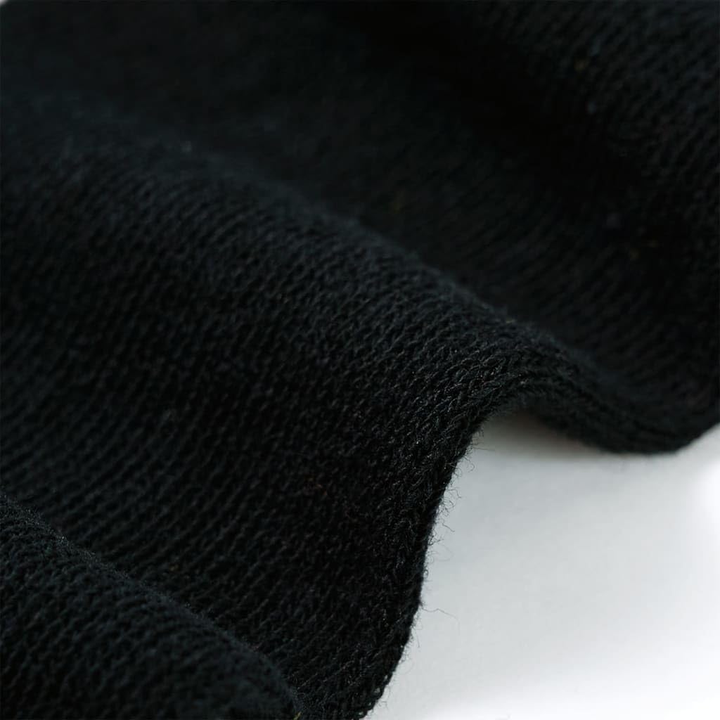 vidaXL Baby & Kleinkind Kinderstrumpfhose Schwarz 128 Baumwolle
