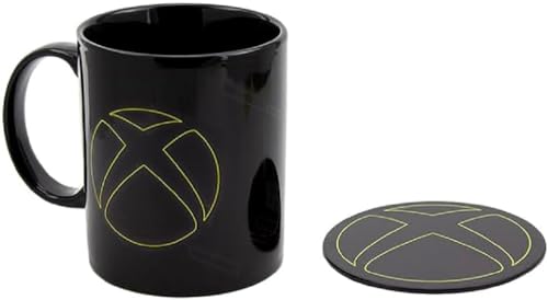 Paladone Drinkware Xbox Tasse mit Untersetzer 300 ml 2-teilig