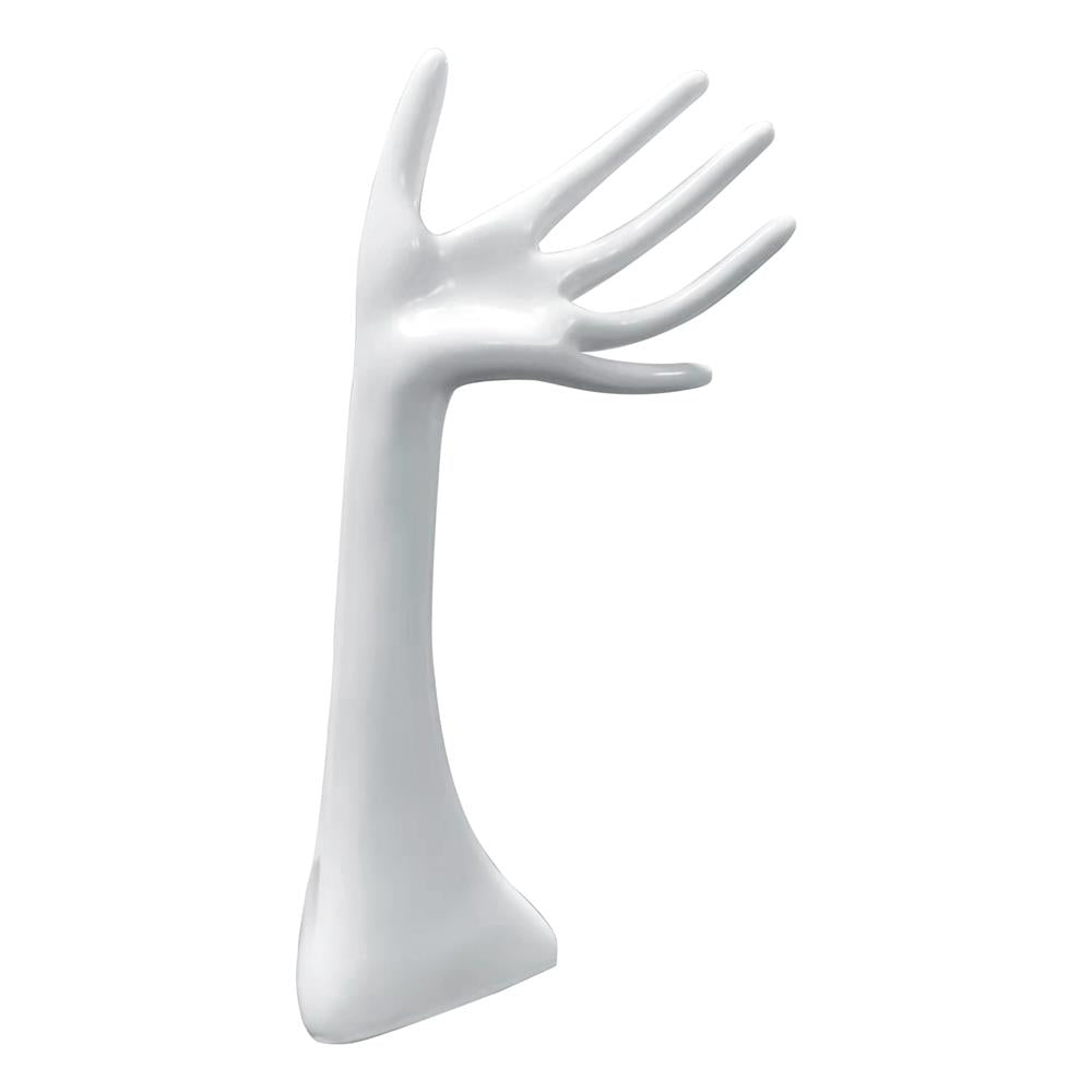 Serenelife Schmuckständer Hand weiß 30 cm PP + Metall