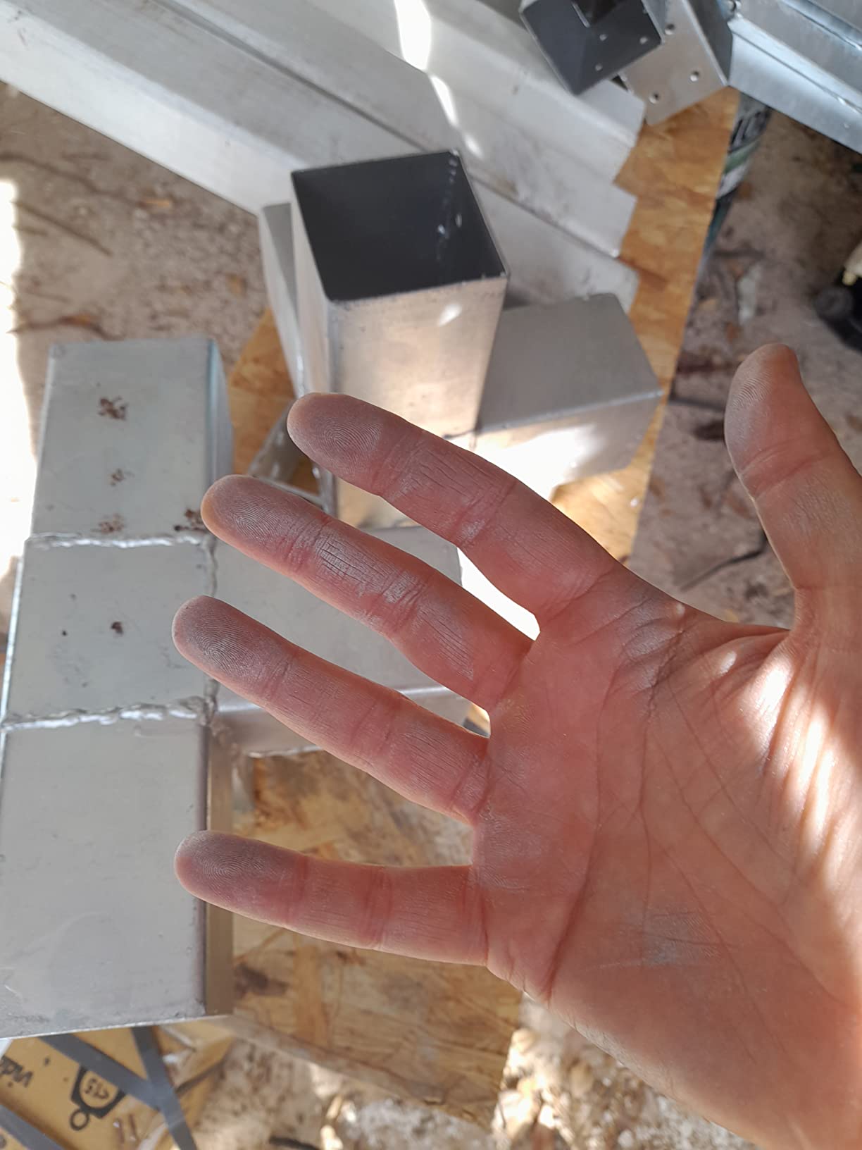 vidaXL Heim & Garten Pfostenverbinder Y-Form 101x101 mm verzinkt