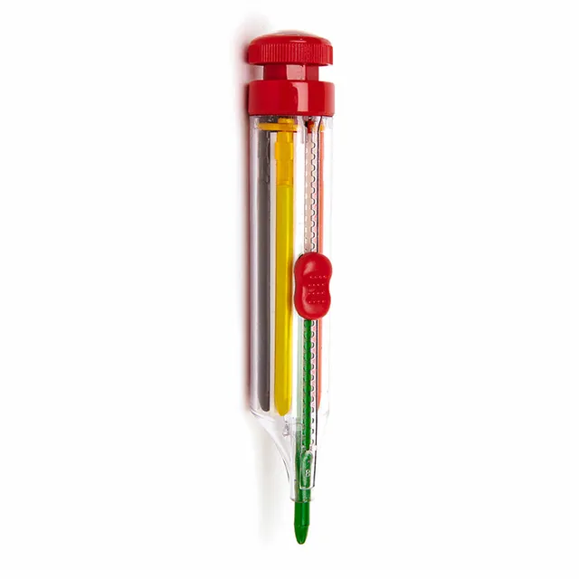 Kikkerland 8 Color Crayon Pen Buntstift Drehstift 8 Farben