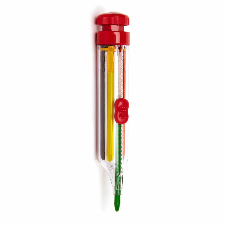 Kikkerland 8 Color Crayon Pen Buntstift Drehstift 8 Farben