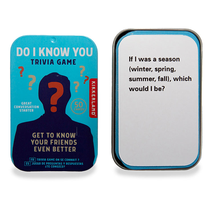 Kikkerland Play Do I Know You? Quizspiel 50 Fragen