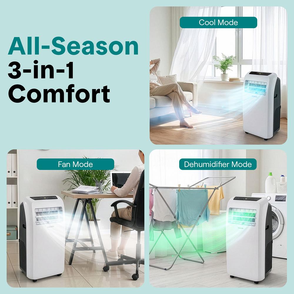 Serenelife Portable AC Klimagerät mobil 12000 BTU
