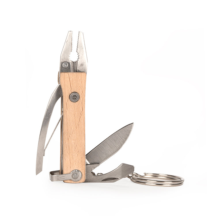 Kikkerland Tools Mini Zange Multitool Schlüsselring