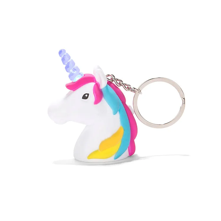 Kikkerland Unicorn LED & Sound Keychain Einhorn Schlüsselanhänger