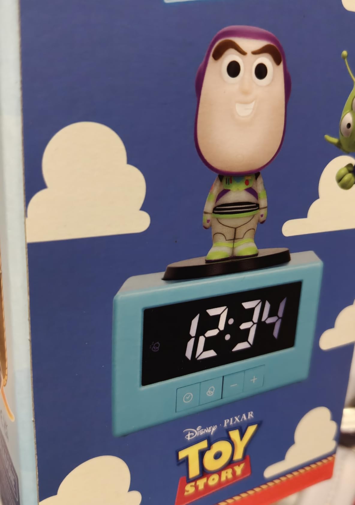 Paladone Buzz Lightyear Icon Wecker mit Nachtlicht 14 cm