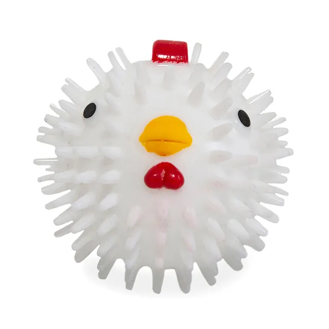 KIKKERLAND Home Kobe Chicken Hundespielzeug Ball Quietsch