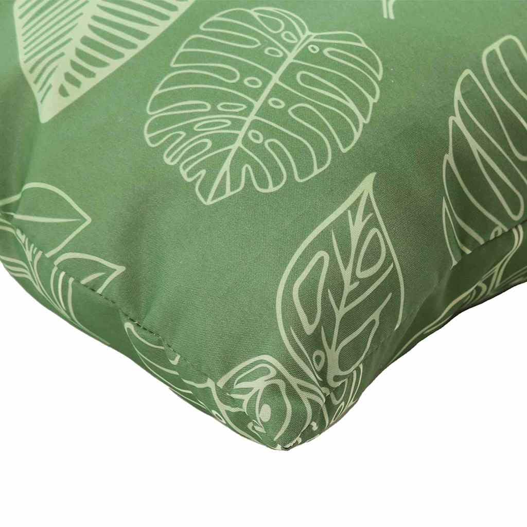 vidaXL Kissen Blattmuster 40x40 cm 4er Polyester
