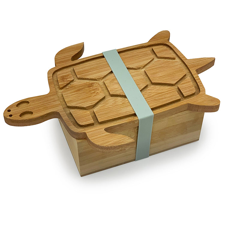 Kikkerland Kitchen Turtle Tofu Press Tofupresse Bambus Schildkröte