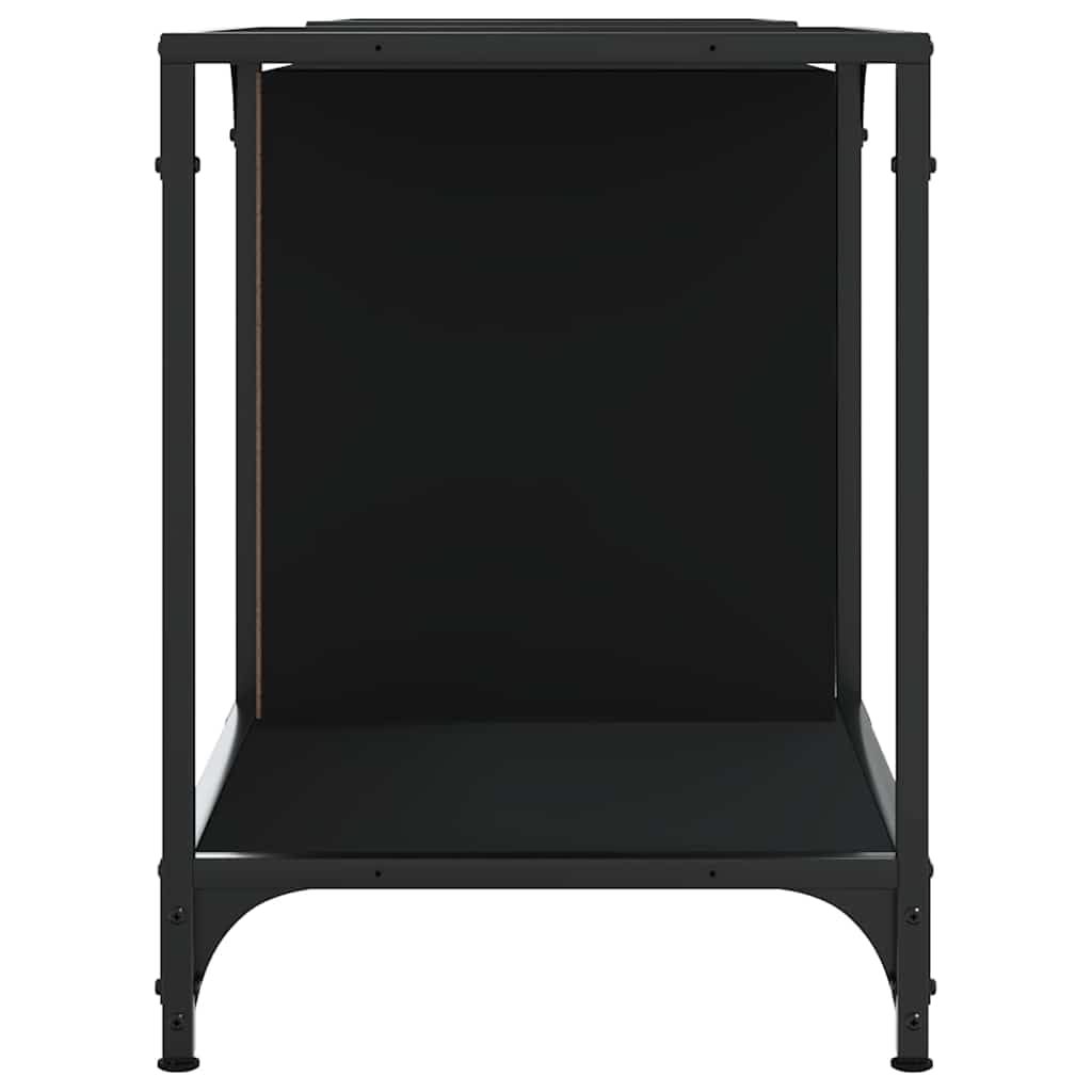vidaXL Möbel TV-Schrank Schwarz 153x37x50 cm Holzwerkstoff Lowboard