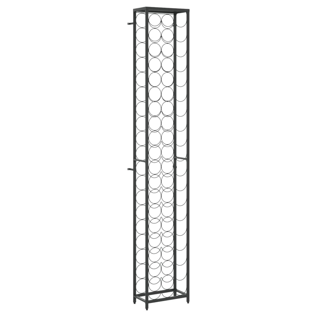 vidaXL Flaschenregal 45 Flaschen Metall 45x35,7x133,5 cm
