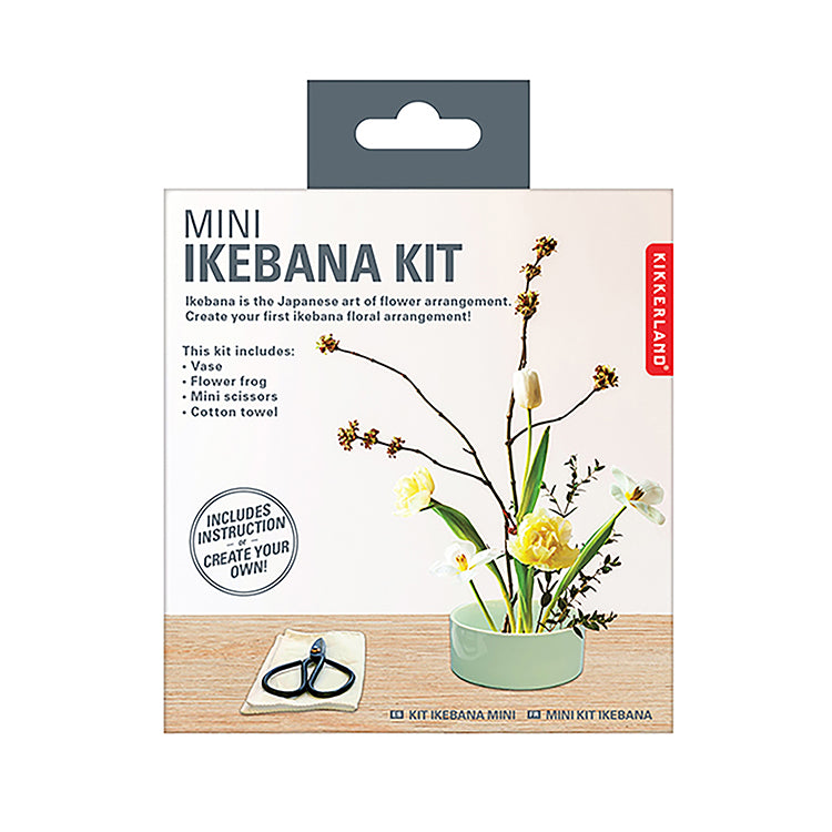 Kikkerland Home Mini Ikebana Kit Blumenset 4-teilig
