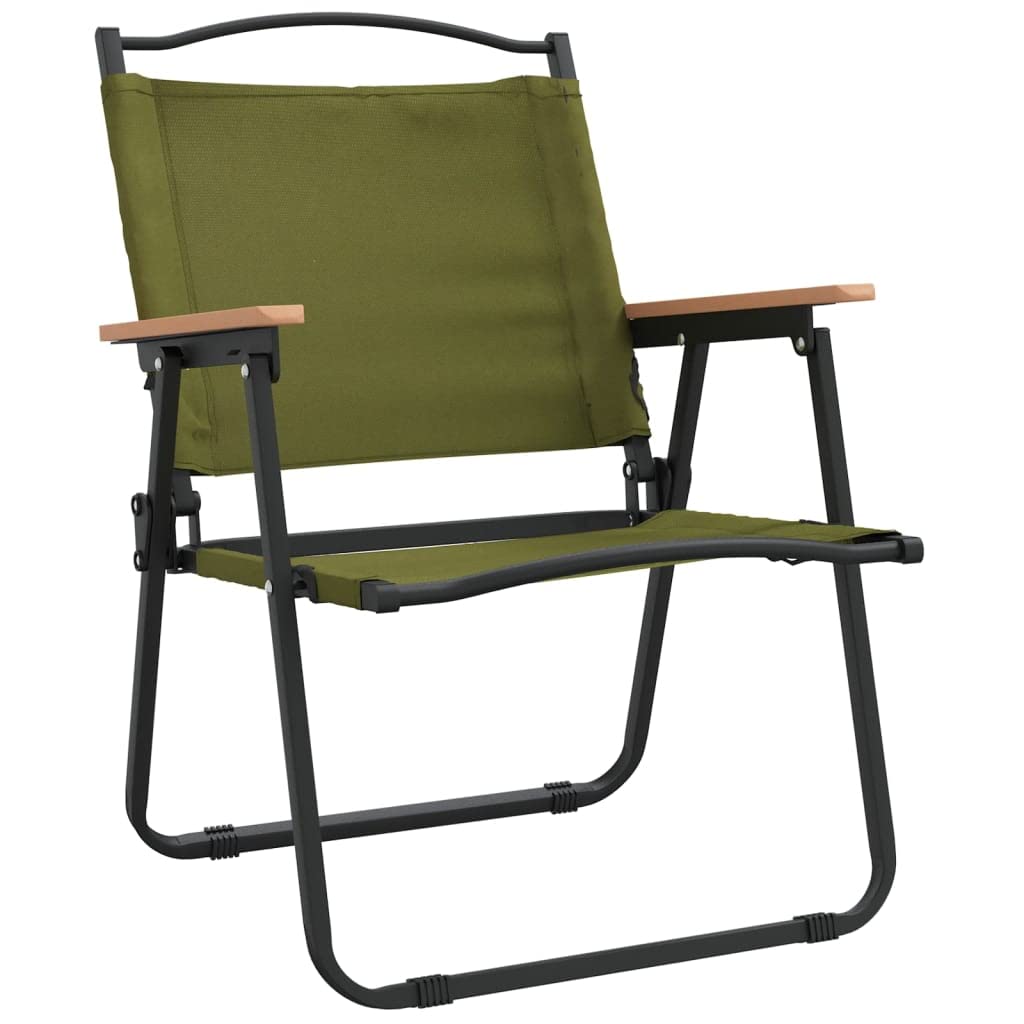 vidaXL Campingstühle 2 Stk Grün 54x55x78 cm Oxford