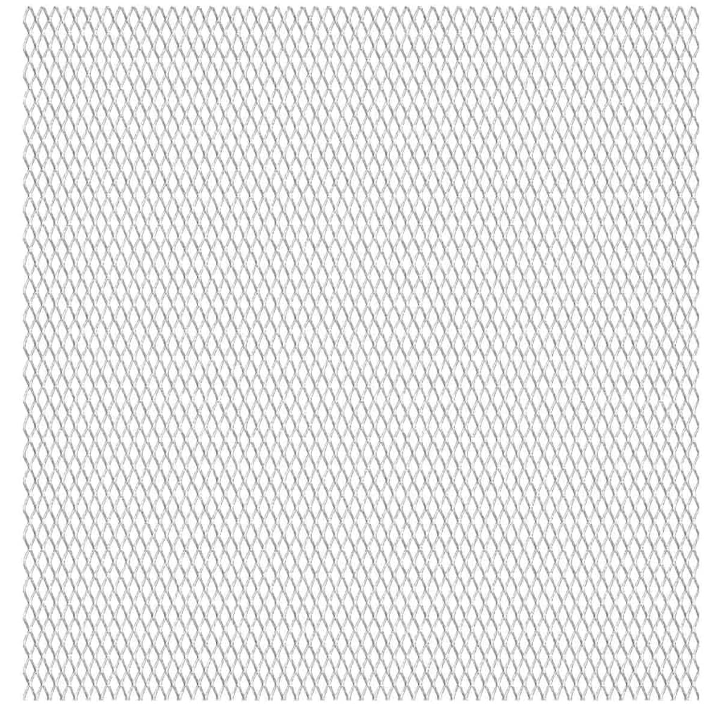vidaXL Streckmetall Gittermatte Edelstahl 100x85 cm 45x20x4 mm