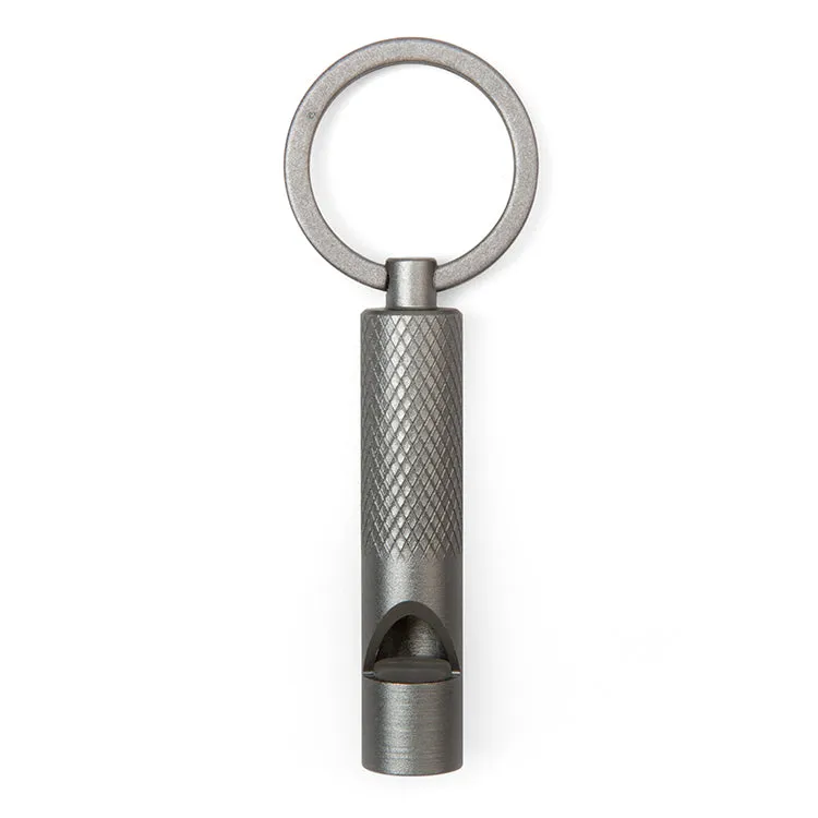 Kikkerland Home Mini Keyring Pfeife Alu am Schlüsselbund