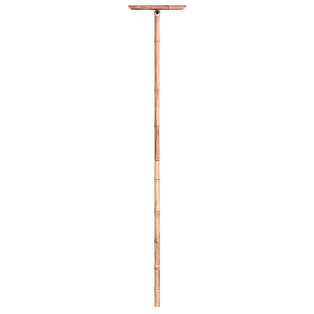 vidaXL Heim & Garten Pergola Bambus Rankhilfe natur