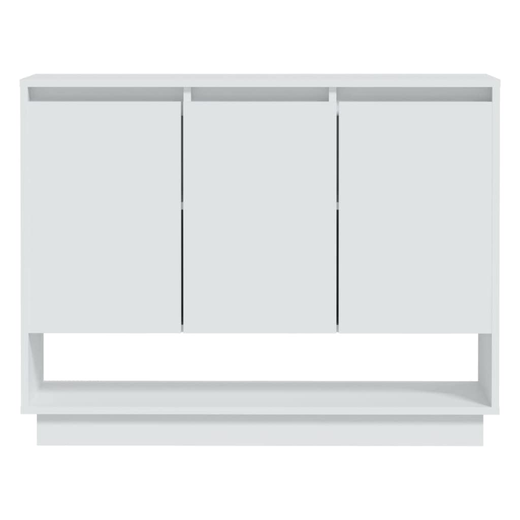 vidaXL Möbel Sideboard 3 Türen Weiß 97x31x75cm Holzwerkstoff