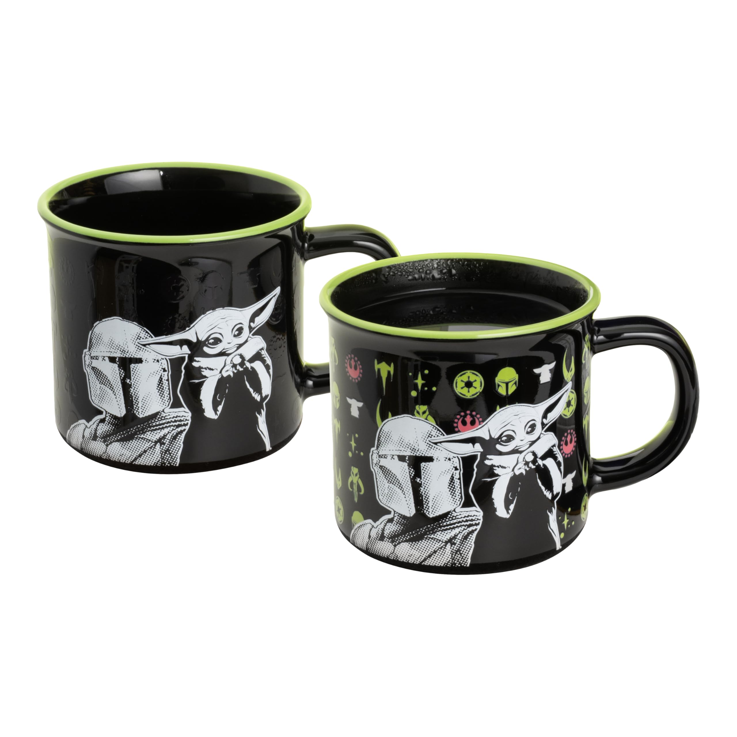 Paladone Drinkware Star Wars Mandalorian Tasse 350ml Wärmeeffekt