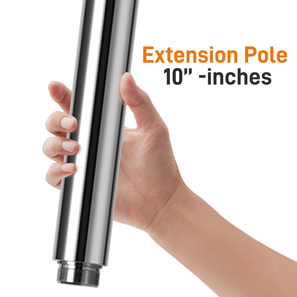 Serenelife Fitness Equipment Dance Pole Verlängerung 10 Zoll Stahl