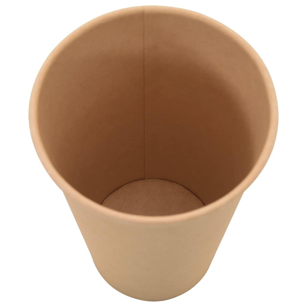 vidaXL Pappbecher mit Deckel 8oz 200ml 1000 Stück auslaufsicher