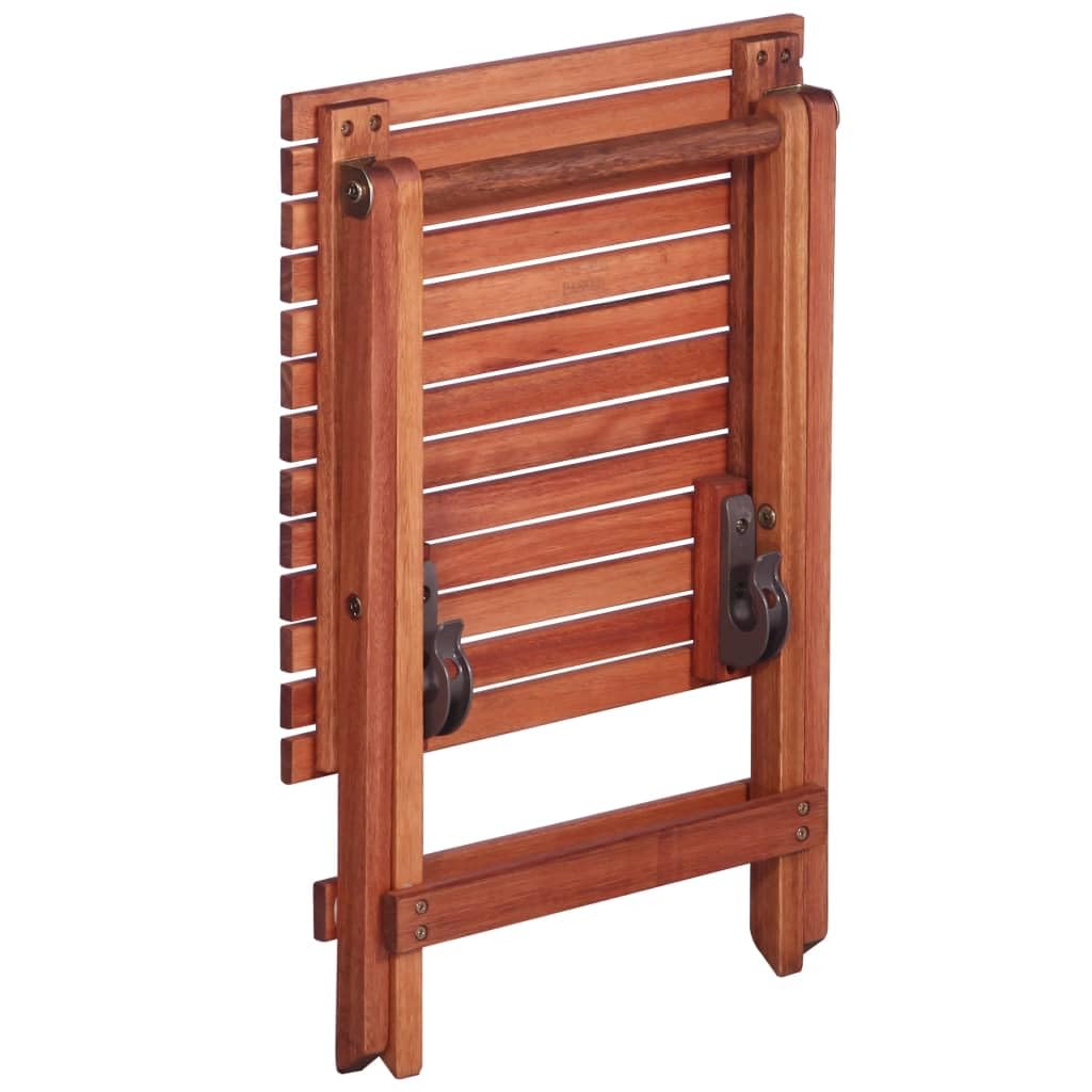 vidaXL Bistro-Set Kinder 3-tlg Eukalyptus klappbar