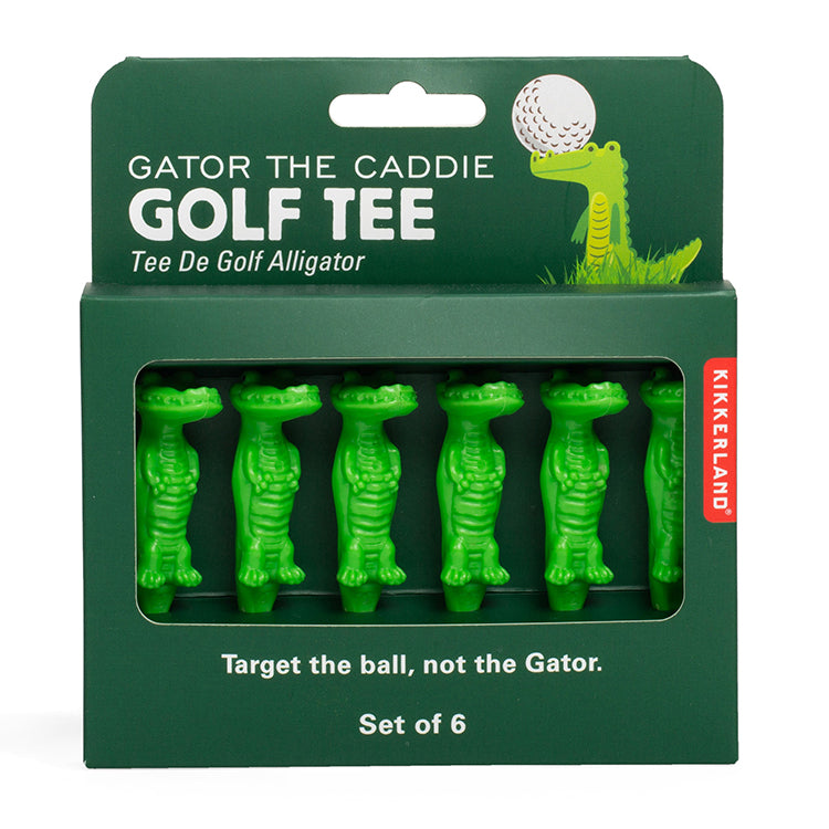 Kikkerland Home Gator Golf Tees Krokodil 6er Set