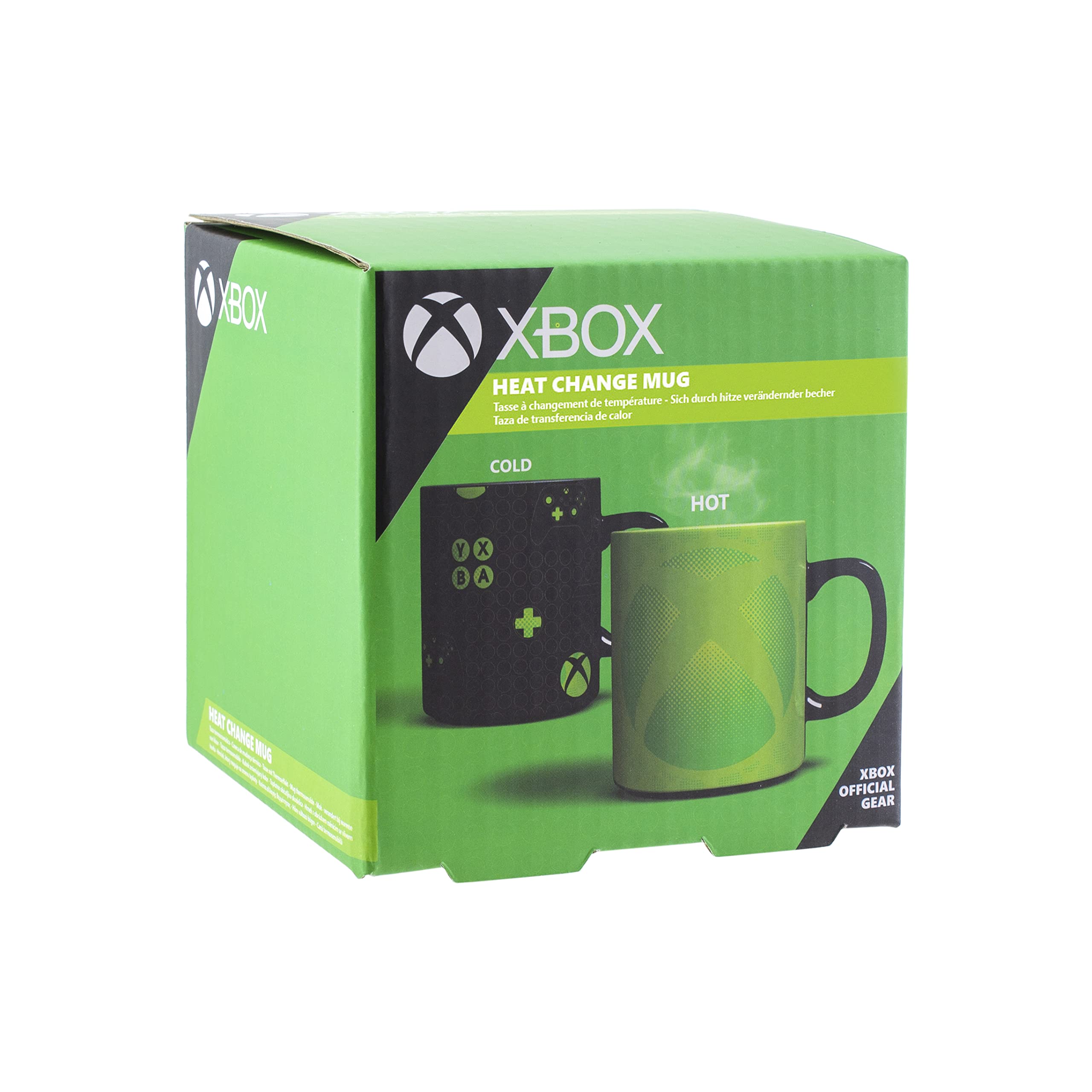 Paladone Drinkware Xbox Zaubertasse 300 ml Keramik Schwarz Grün