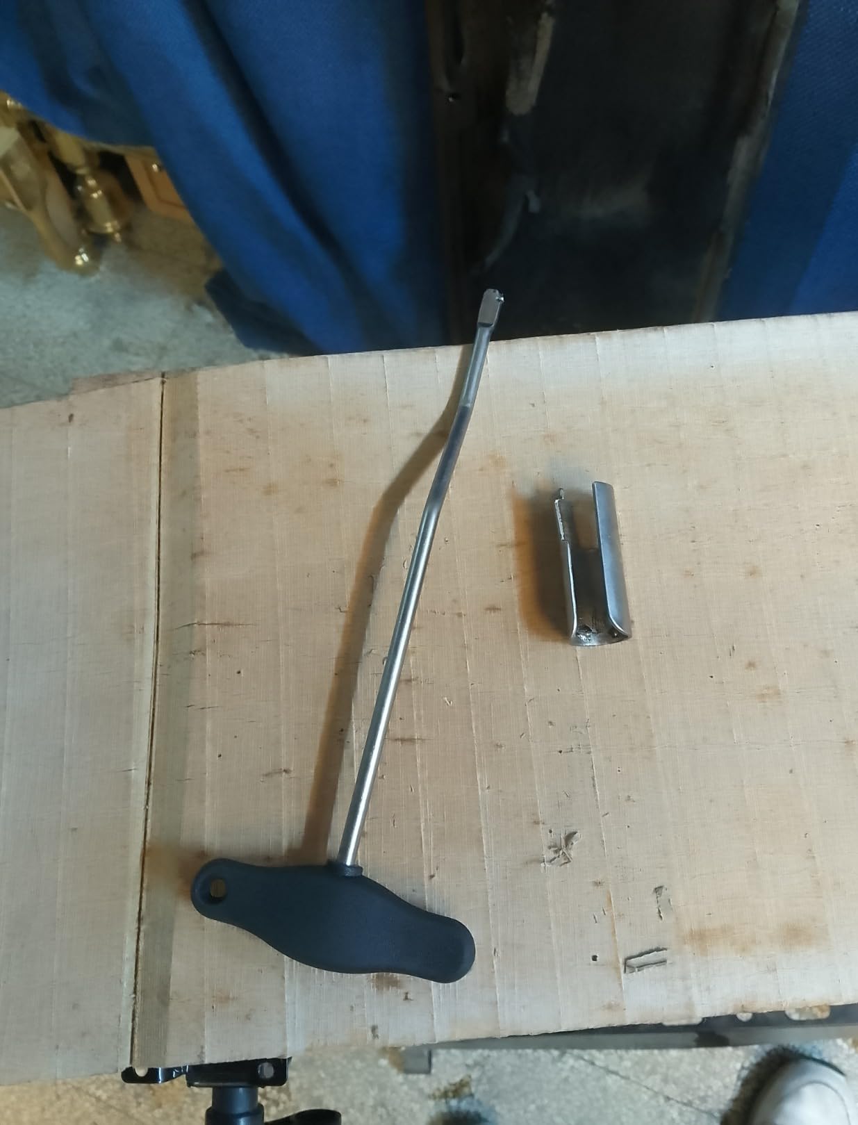 vidaXL Zündkerzenstecker-Abzieher Edelstahl 315mm für VW Audi