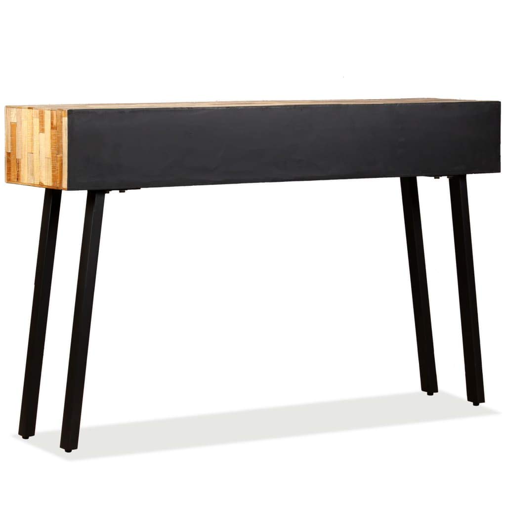 vidaXL Möbel Konsolentisch Teak 120x30x76 cm Vintage