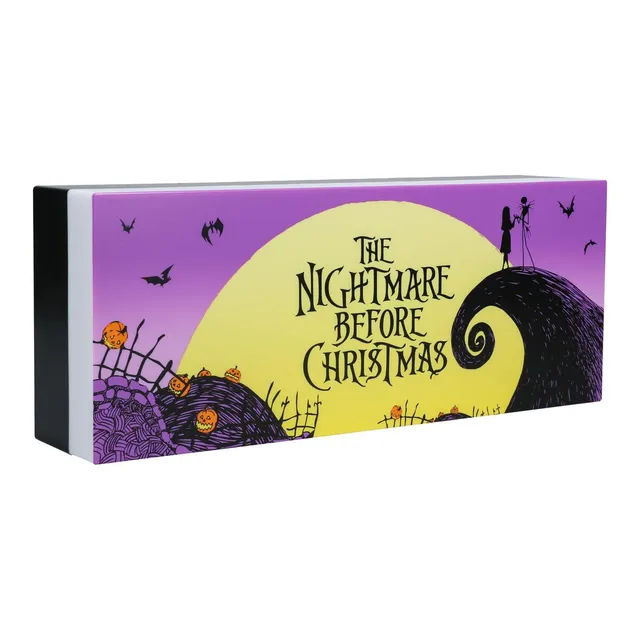 Paladone Nightmare Before Christmas Logo-Leuchte 30 cm mit 2 Modi