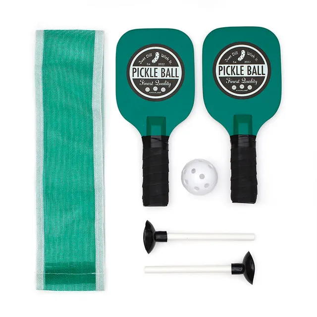 Kikkerland Desktop Pickleball Schreibtischspiel mit Netz