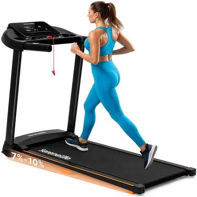 Serenelife Fitness Laufband klappbar Bluetooth 2,5 PS mit App
