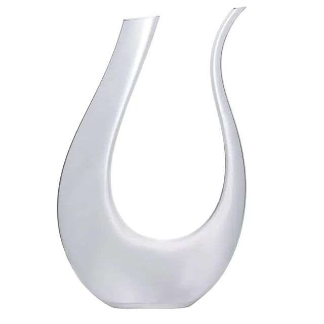 Intirilife Weindekanter U-Form Glas Klar 750 ml Karaffe