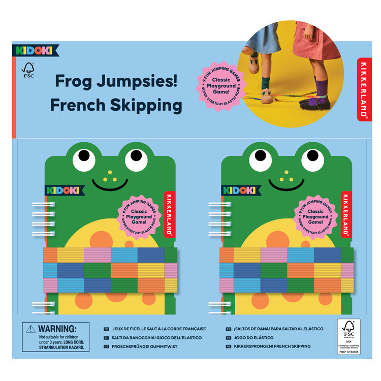 Kidoki Frog Jumpsies Hüpfseil Gummitwist mit Anleitung