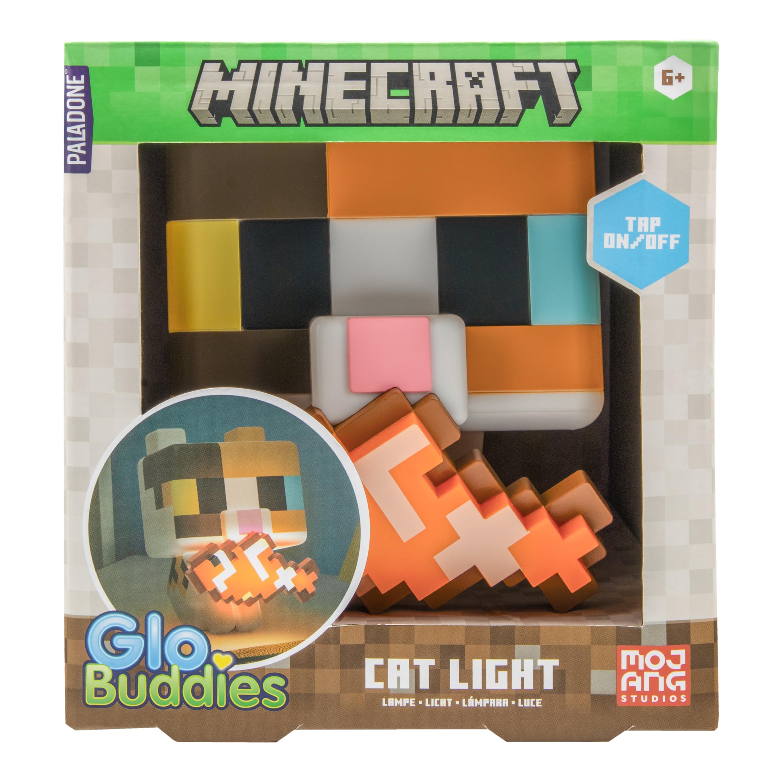 Paladone Lighting Minecraft Cat GloBuddies Lampe 15 cm