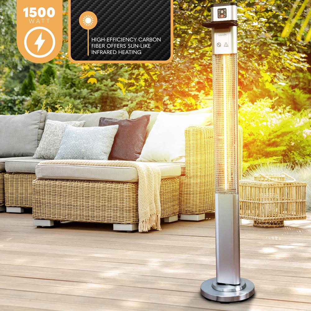 Serenelife Heater Heizstrahler 900W Infrarot IP65 Fernbedienung