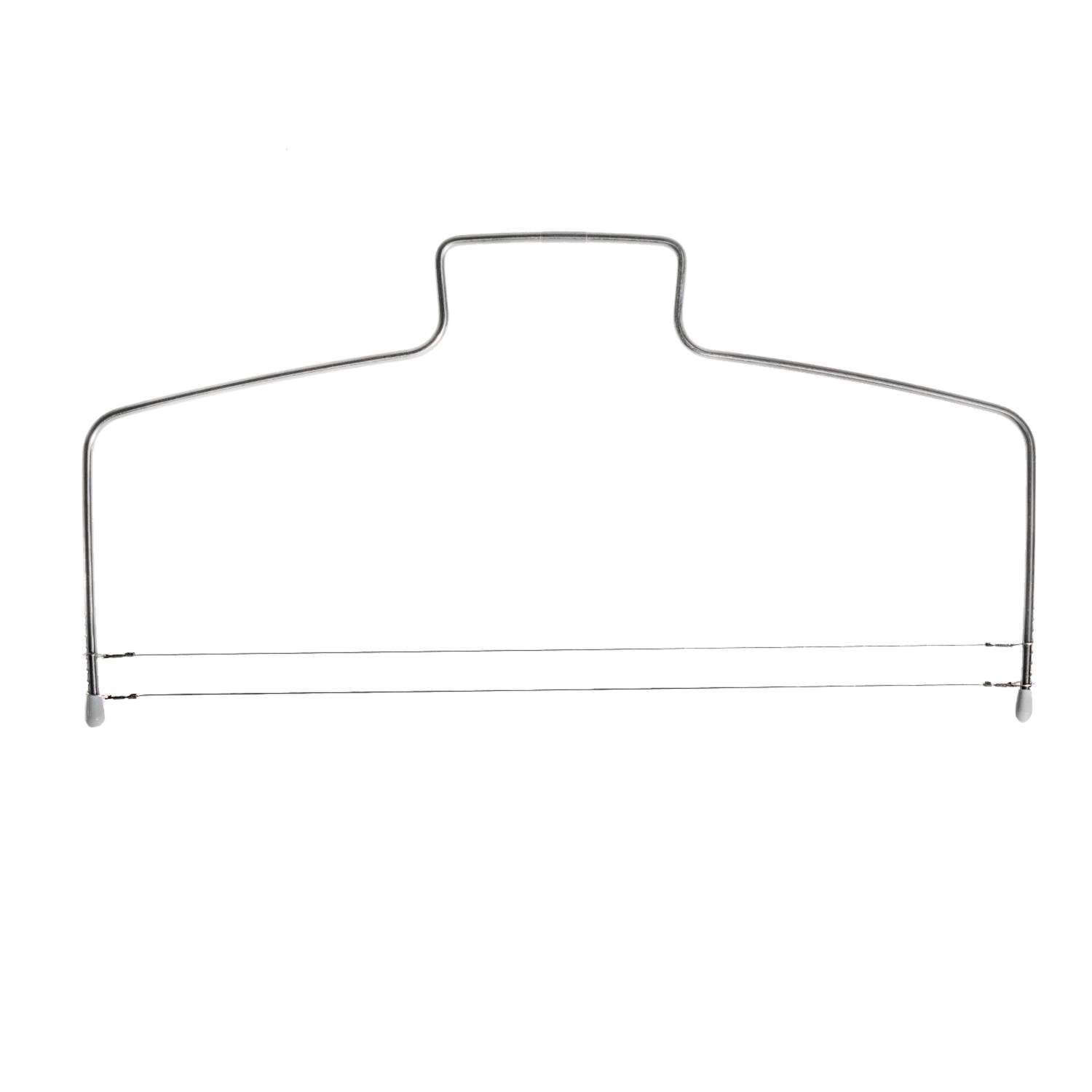 Intirilife Tortenschneider Edelstahl 31,8 cm mit Draht