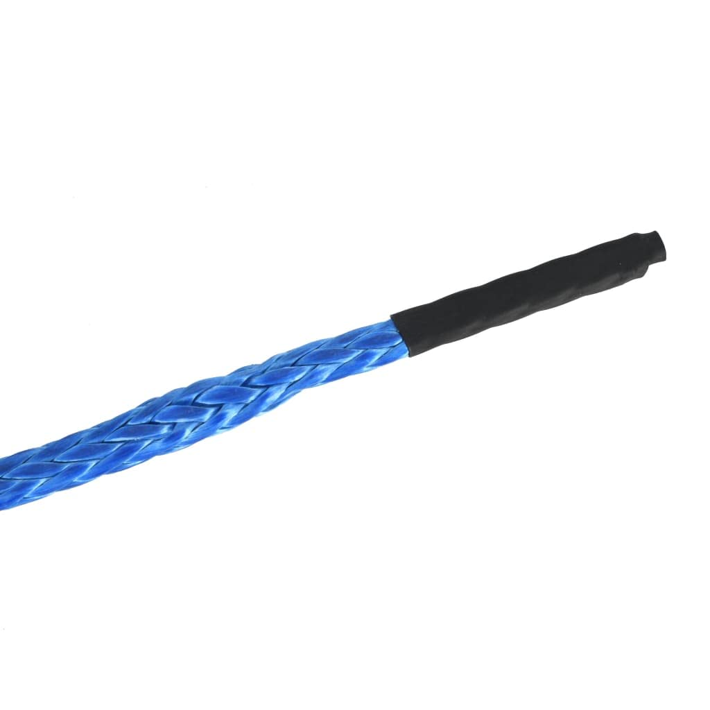 vidaXL Windenseil 5 mm x 9 m Nylonseil Blau 2300 kg