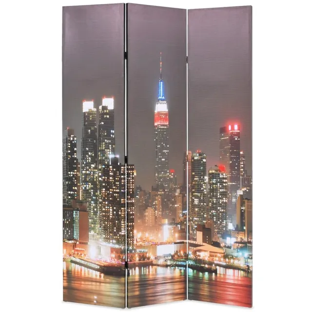 vidaXL Möbel Raumteiler 120x170 cm New York Nacht