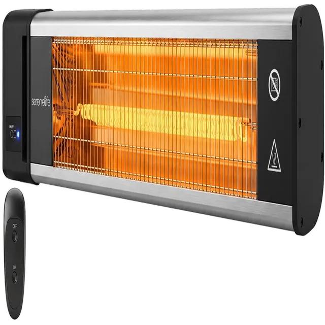 Serenelife Heater Terrassenheizer Wand 1500W Fernbedienung