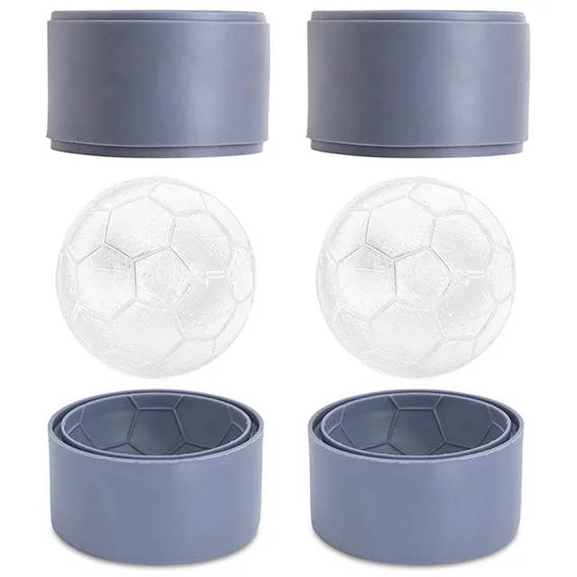 Kikkerland Kitchen Soccer Ball Ice Ball Molds Eisform 2er